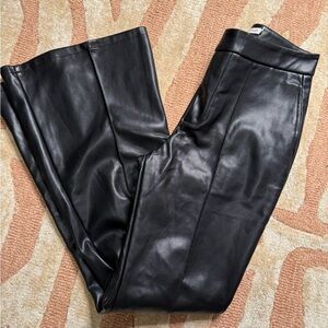 Avec Les Filles Black Vegan Leather Pants
